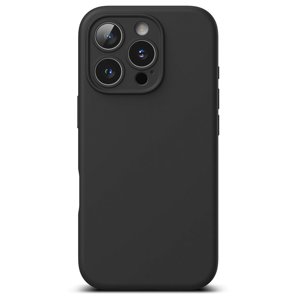 Ringke iPhone 16 Pro Silicone Magnetic MagSafe Case Θήκη Σιλικόνης με MagSafe - Black