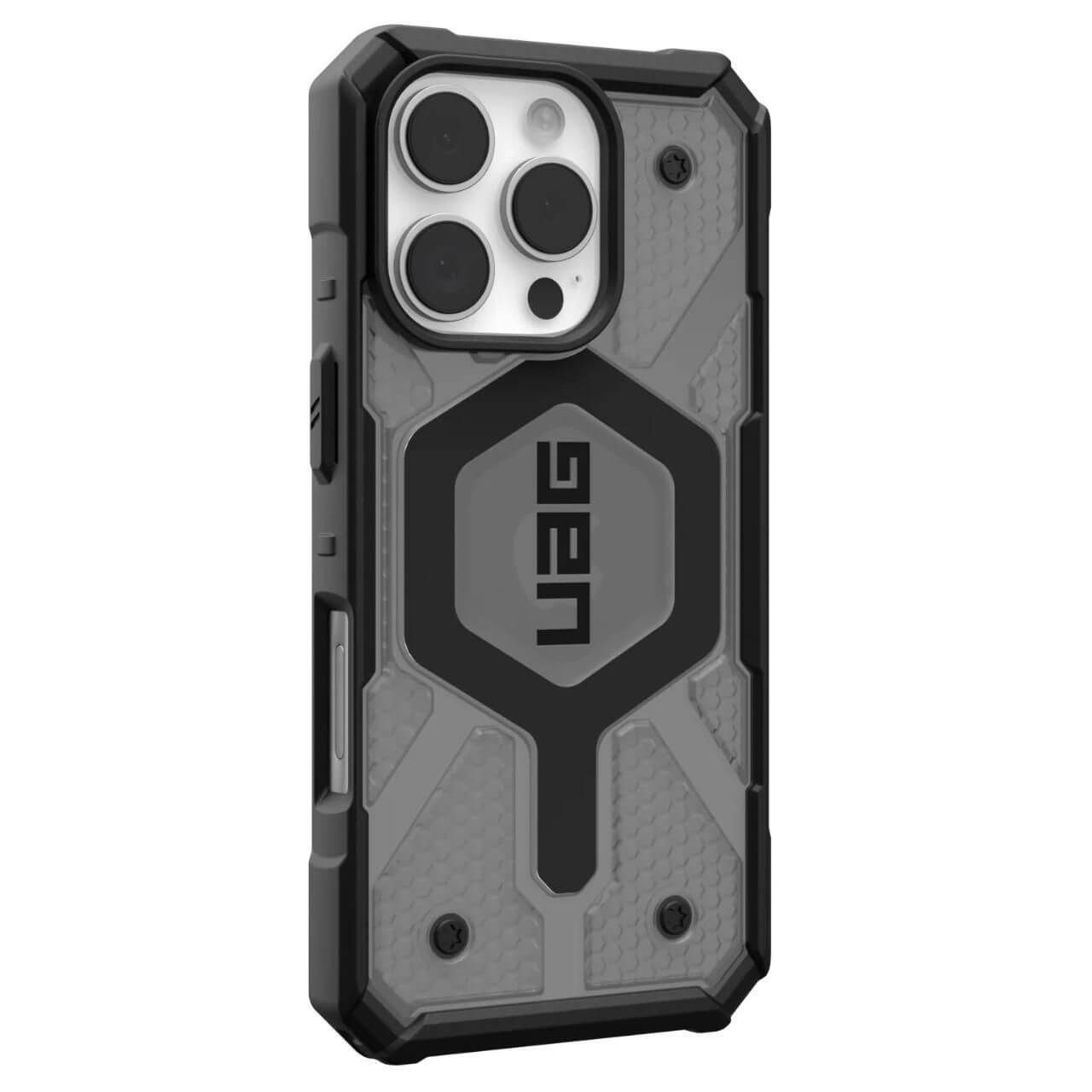 UAG iPhone 16 Pro Pathfinder Clear MagSafe Σκληρή Θήκη με MagSafe - Ash