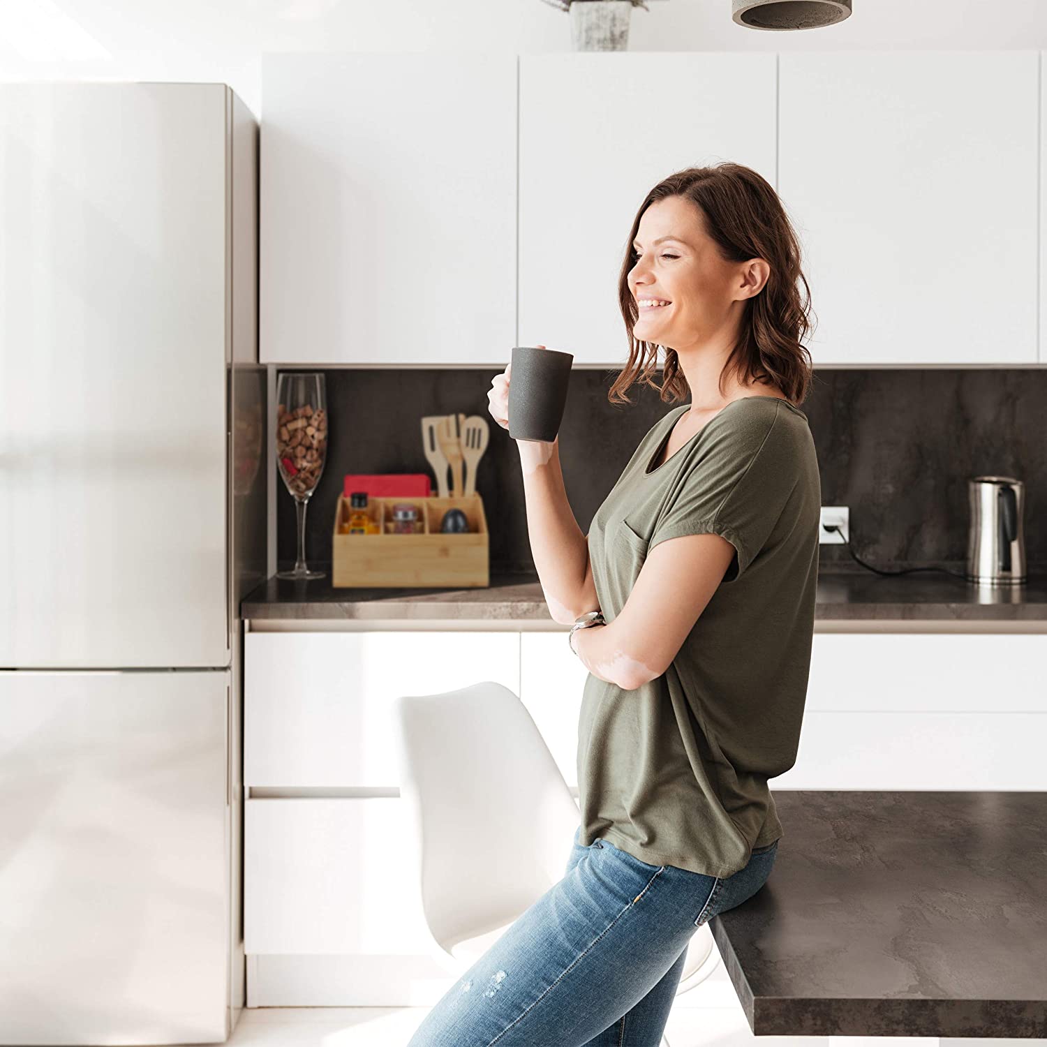 Relaxdays Διοργανωτής Γραφείου από Μπαμπού - Natural - 4052025310684