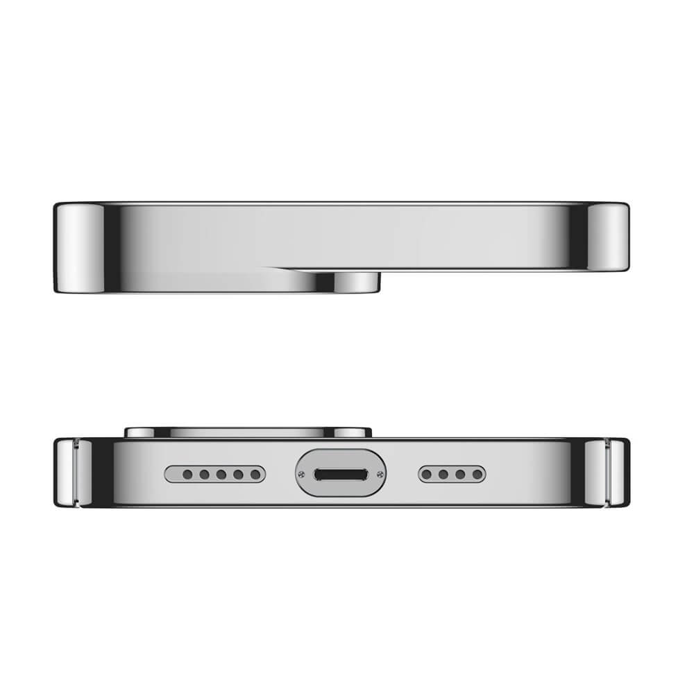 Baseus Glitter Electroplating Σκληρή Θήκη για iPhone 13 Pro Max - Silver - ARMC000512