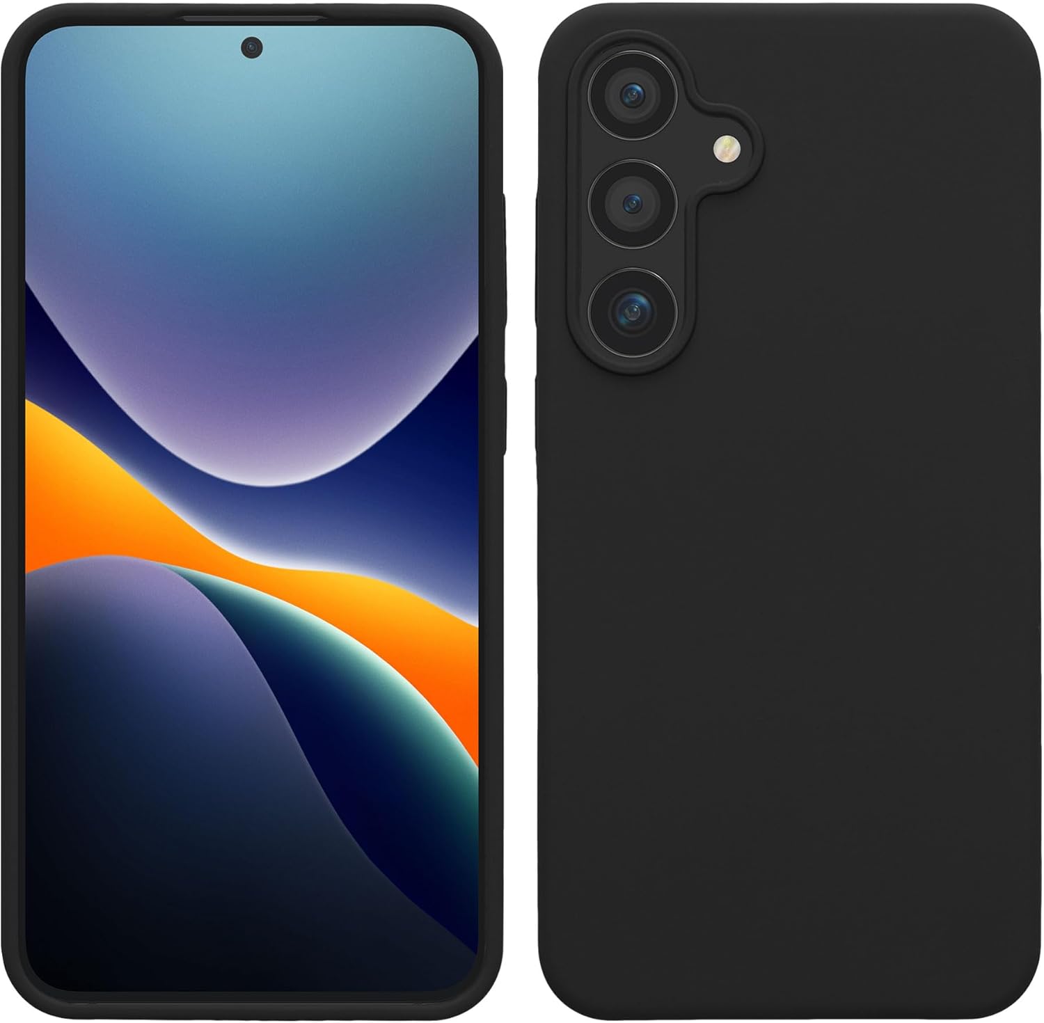 KW Samsung Galaxy S24+ Θήκη Σιλικόνης Rubberized TPU - Black