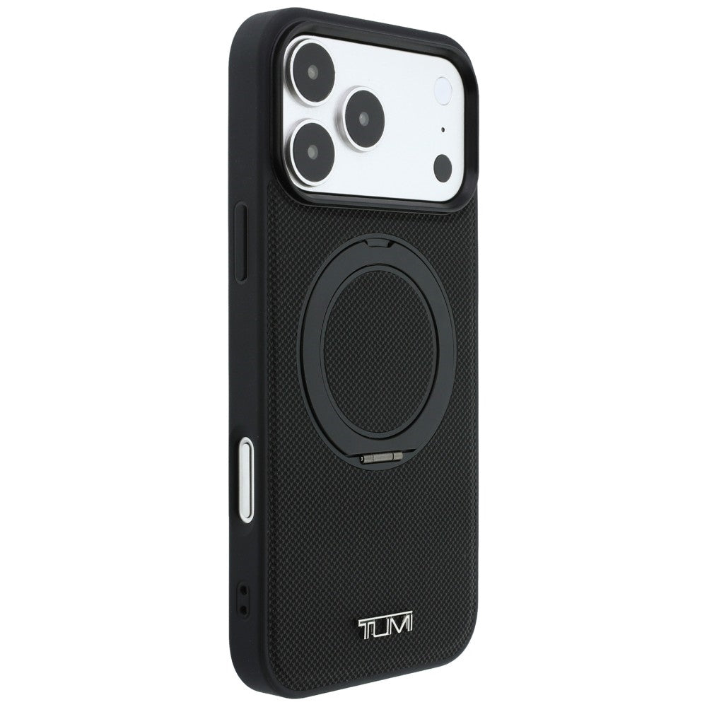 Tumi iPhone 18 Pro Max / iPhone 17 Pro Max - Σκληρή Θήκη με Πλαίσιο Σιλικόνης και Stand MagSafe - Ballistic - Black