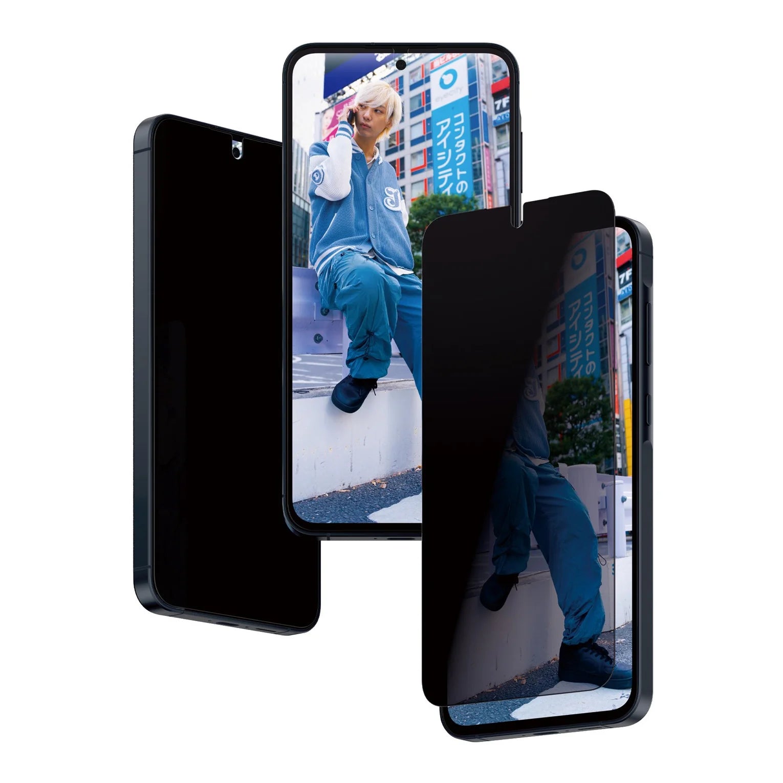 PanzerGlass Samsung Galaxy A55 5G Ultra-Wide Fit Privacy Easy Aligner Αντιχαρακτικό Γυαλί Οθόνης - Black