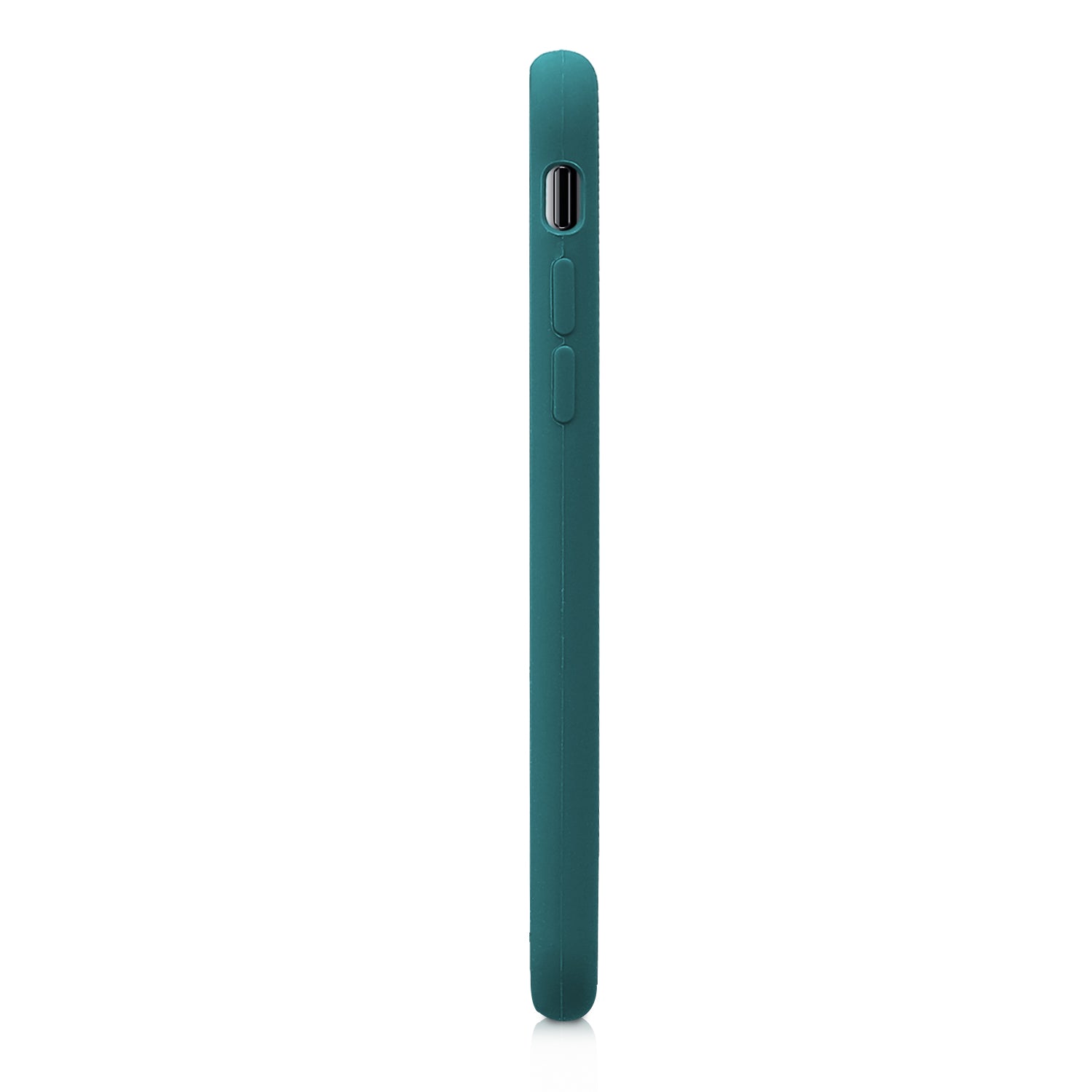 KW iPhone SE 2022 / SE 2020 / 7 / 8 Θήκη Σιλικόνης Rubber TPU - Teal Matte - 40225.57