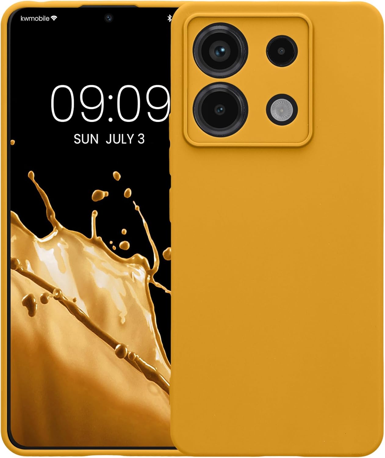 KW Xiaomi Redmi Note 13 Pro 5G / Poco X6 5G Θήκη Σιλικόνης TPU - Honey Yellow