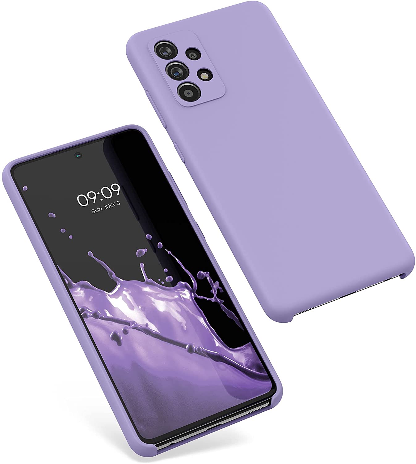 KW Samsung Galaxy A52 / A52 5G / A52s 5G Θήκη Σιλικόνης Rubber TPU - Violet Purple - 54347.222