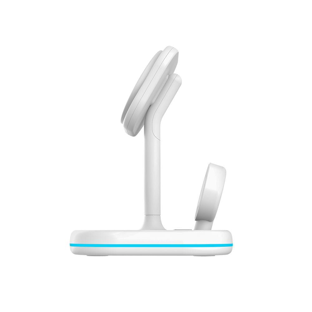 Tech-Protect QI15W-A27 3in1 Ασύρματος Μαγνητικός Φορτιστής MagSafe - White