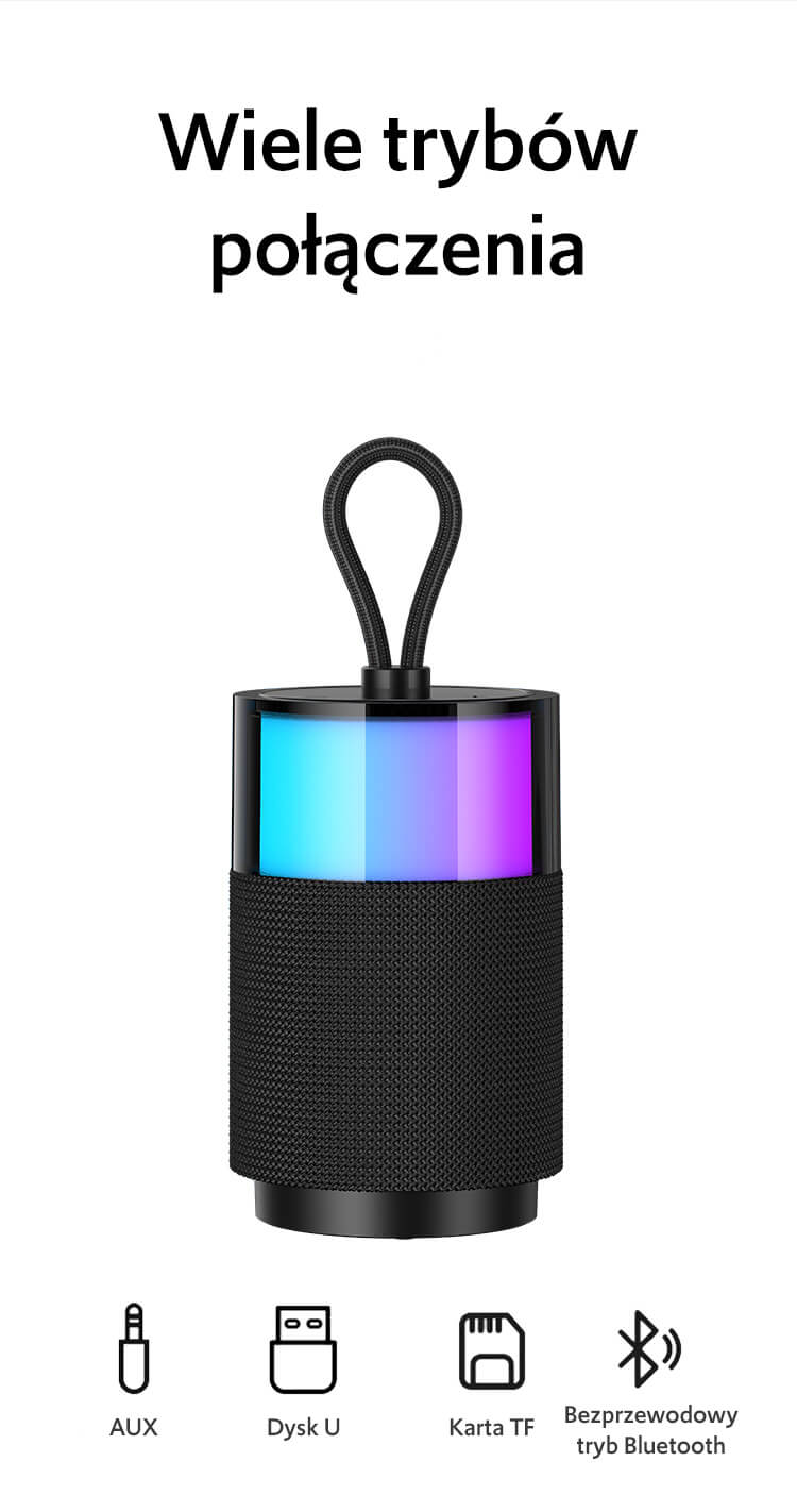 USAMS YIN Series - Φορητό Ηχείο Bluetooth 5.3 - Black