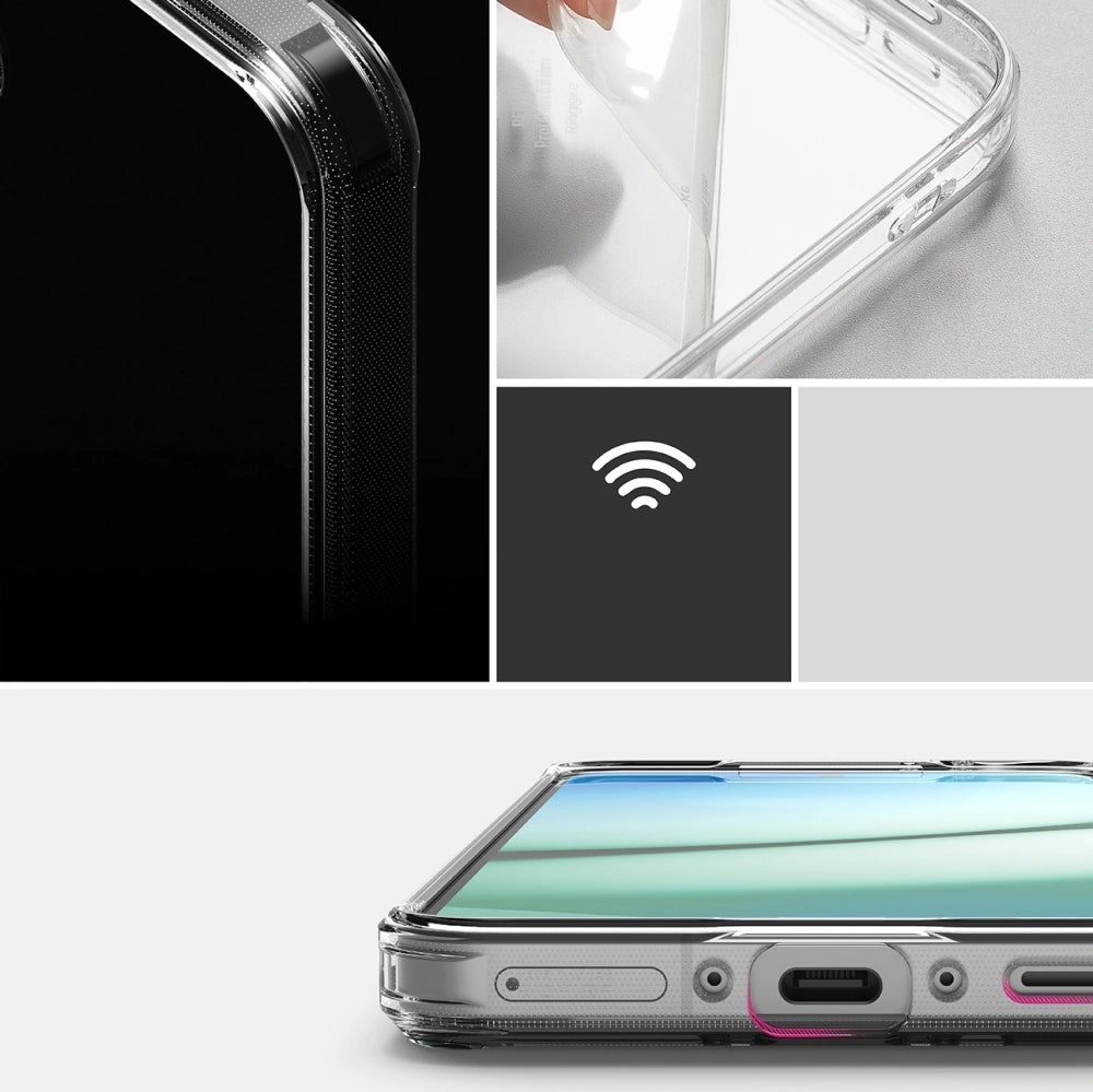 Ringke Samsung Galaxy A36 5G / A56 5G Fusion Σκληρή Θήκη με Πλαίσιο Σιλικόνης - Διάφανη