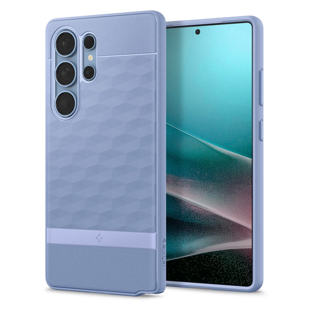 Spigen Samsung Galaxy S25 Ultra - Parallax Mag Θήκη Σιλικόνης με Σκληρό Πλαίσιο και MagSafe - Purple Ish