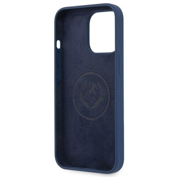 US Polo iPhone 13 Pro Max Silicone Collection Θήκη Σιλικόνης - Navy Blue / Navy - USHCP13XSFGV
