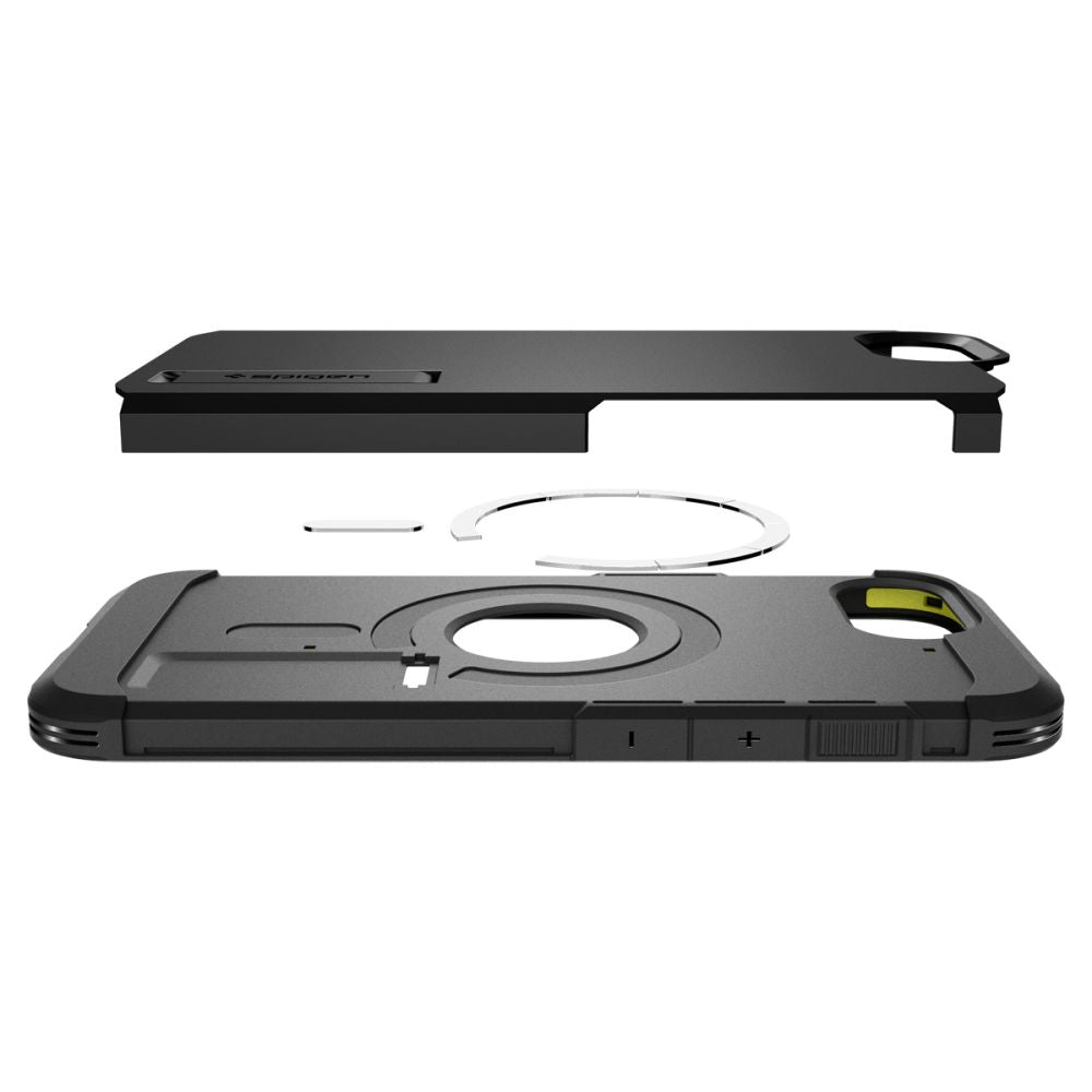 Spigen iPhone 16e Tough Armor Mag Σκληρή Θήκη με MagSafe - Black