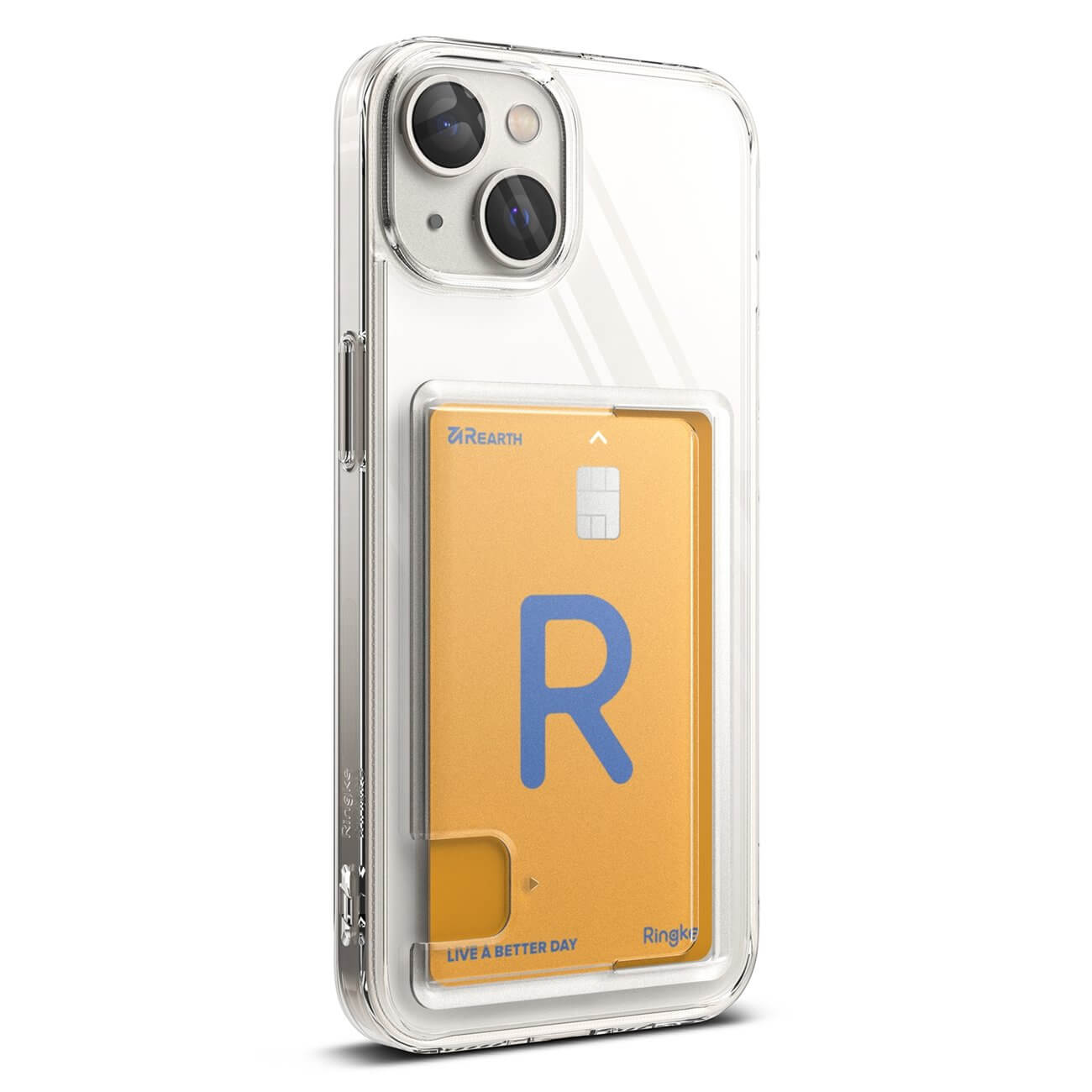 Ringke iPhone 14 Plus Fusion Card Σκληρή Θήκη με Πλαίσιο Σιλικόνης - Διάφανη