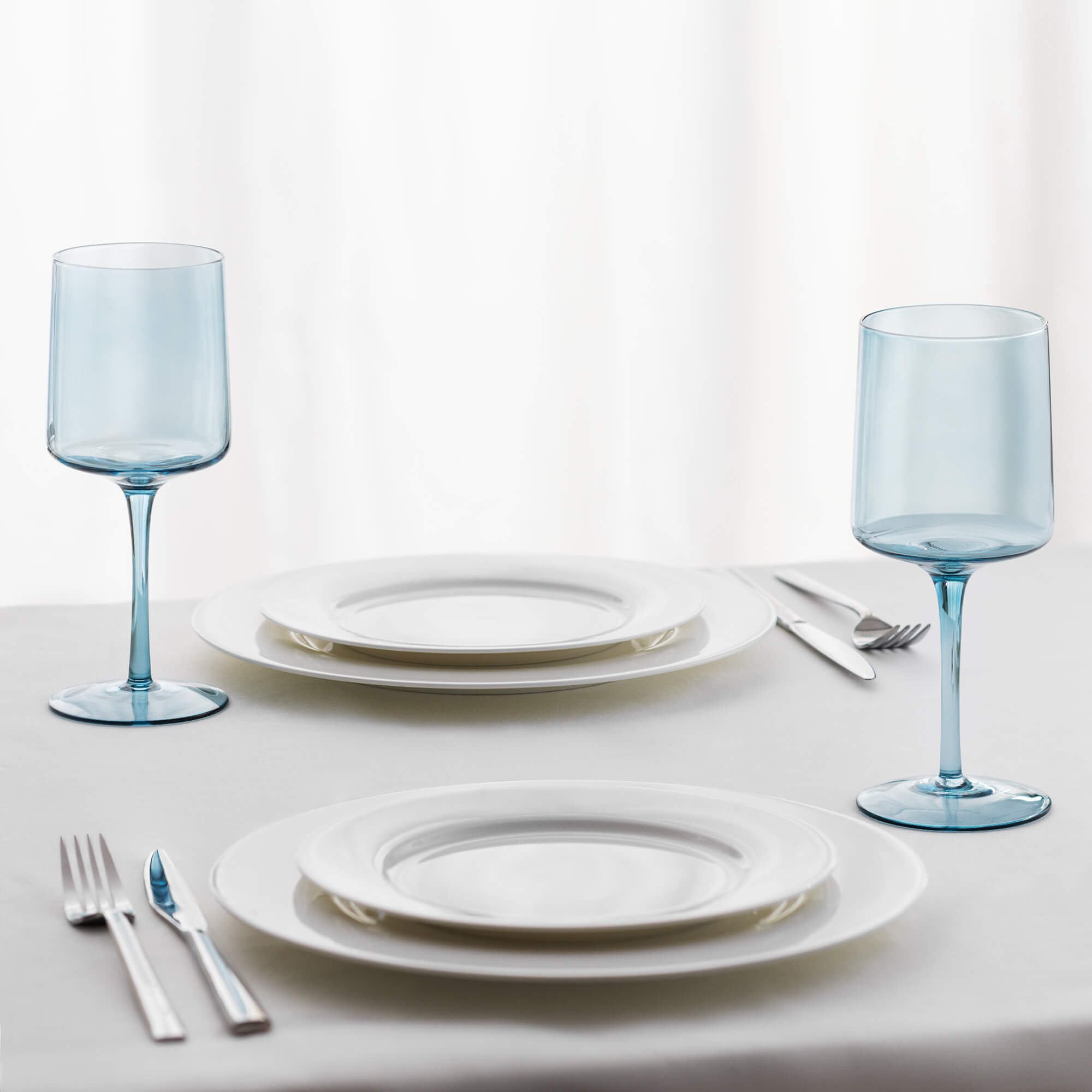 Navaris Σετ με 4 Γυάλινα Ποτήρια Κρασιού - Blue - 56212.01