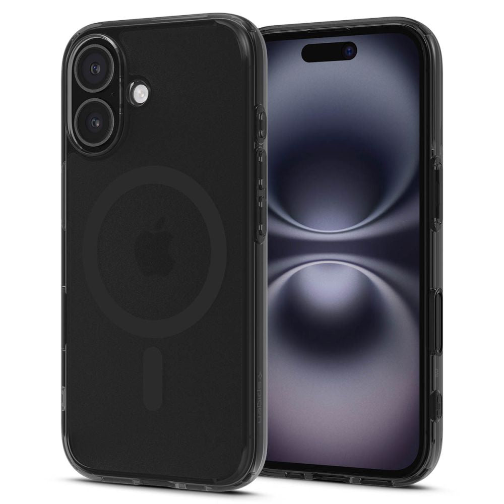 Spigen iPhone 16 Ultra Hybrid T Mag Σκληρή Θήκη με Πλαίσιο Σιλικόνης με MagSafe - Frost Black