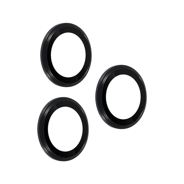 Tuniq iPhone 13 Pro / iPhone 13 Pro Max - Προστασία Κάμερας - Αντιχαρακτικό Γυαλί - Διάφανο / Μαύρο