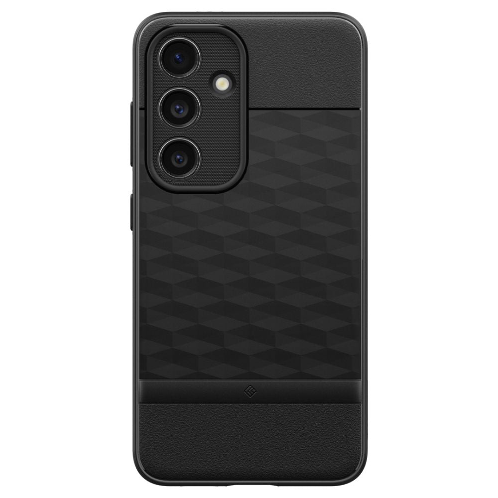 Caseology Samsung Galaxy S24 Parallax Θήκη Σιλικόνης με Σκληρό Πλαίσιο - Matte Black