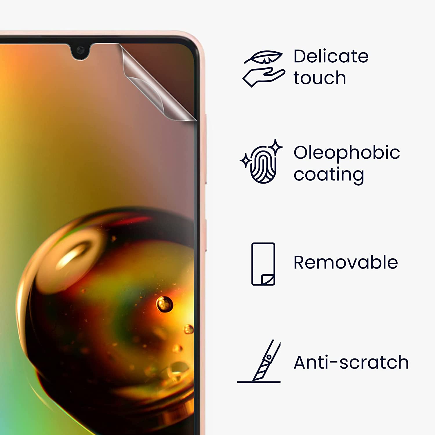 KW Samsung Galaxy A33 5G - 3 Μεμβράνες Προστασίας Οθόνης - Διάφανες - 57869.1