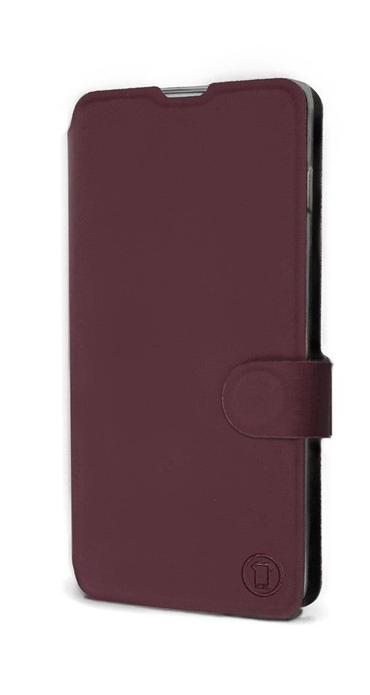 Mobiwear iPhone 14 Θήκη Βιβλίο Slim Flip - Μπορντό - S_BUB