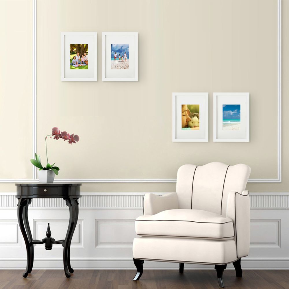 Songmics Σετ με 2 Κορνίζες - White - RPF04WT