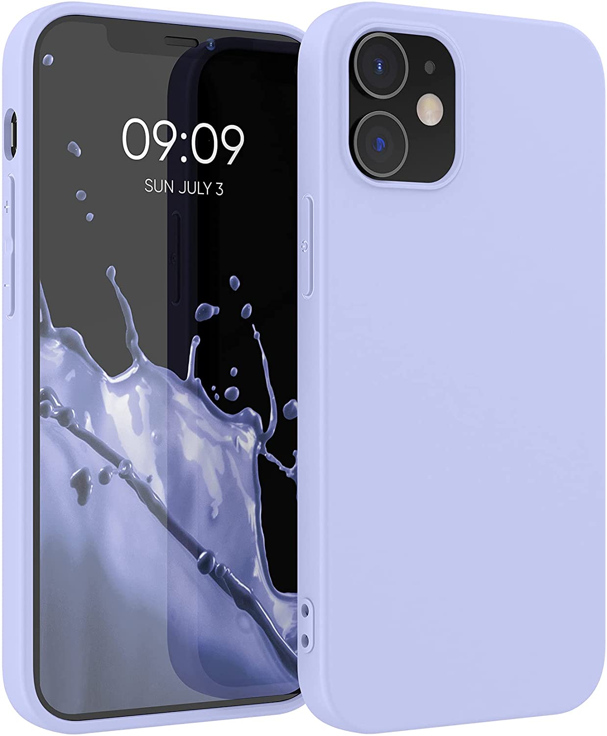 KW iPhone 12 / iPhone 12 Pro Θήκη Σιλικόνης TPU - Pastel Lavender - 53938.139
