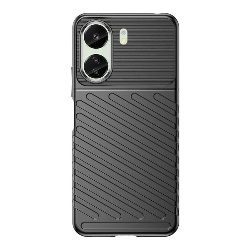 OEM Xiaomi Redmi 13C / Poco C65 Θήκη Thunder Tough Rugged Armor - Black