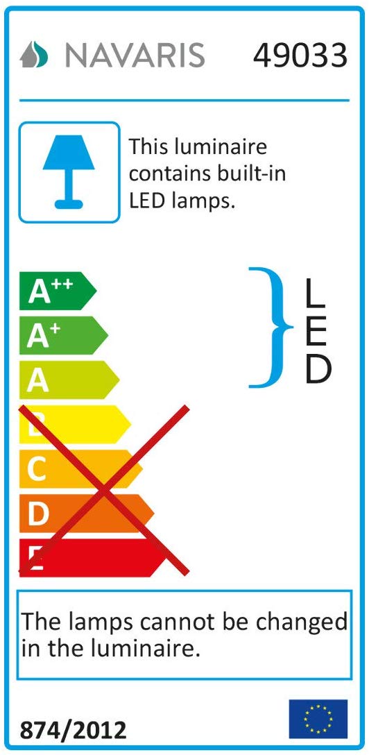 Navaris LED Light Star Φωτιστικό Αστέρι με LED - Red - 49033.09