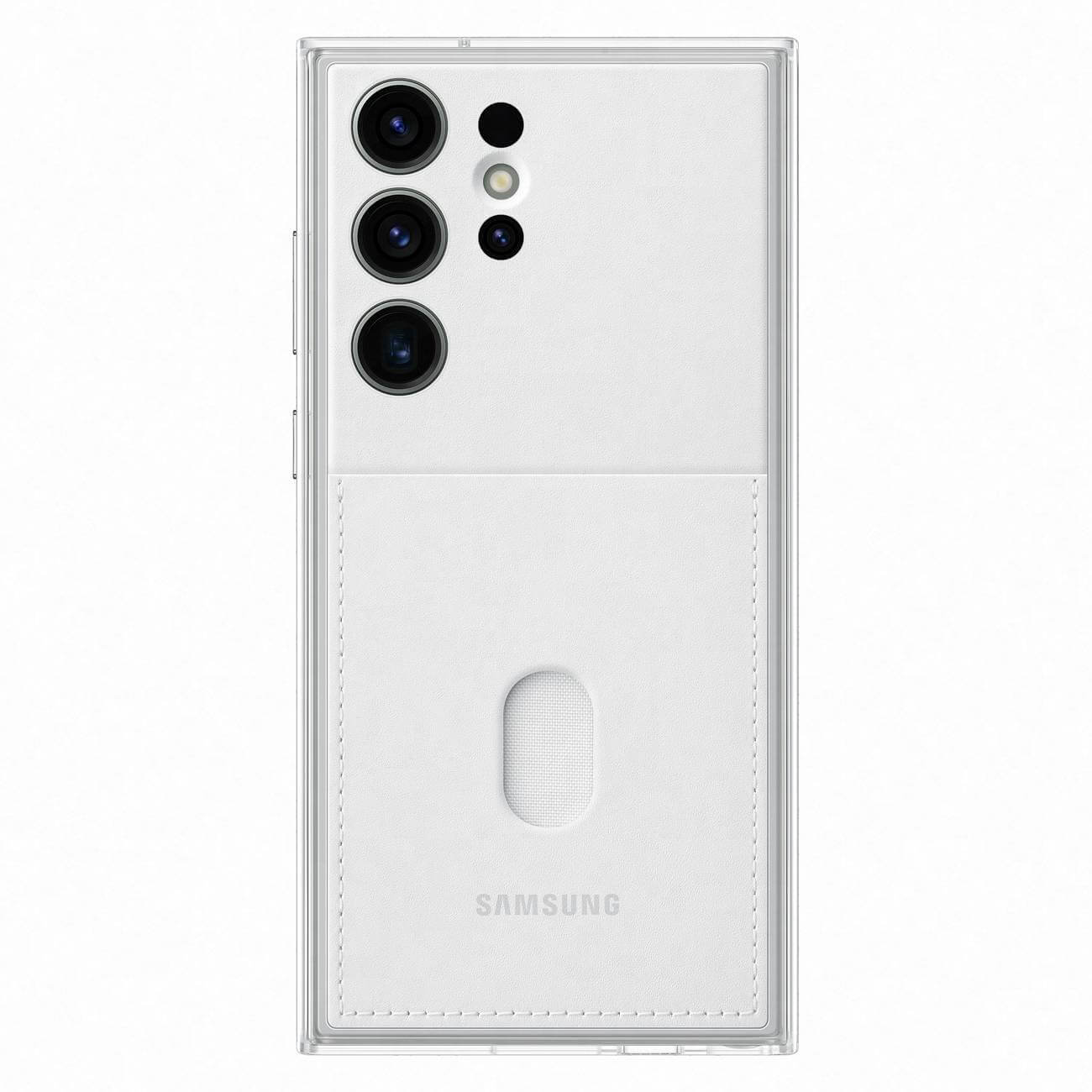 Samsung Frame Cover Samsung Galaxy S23 Σκληρή Θήκη με Πλαίσιο Σιλικόνης - White - EF-MS918CWEGWW