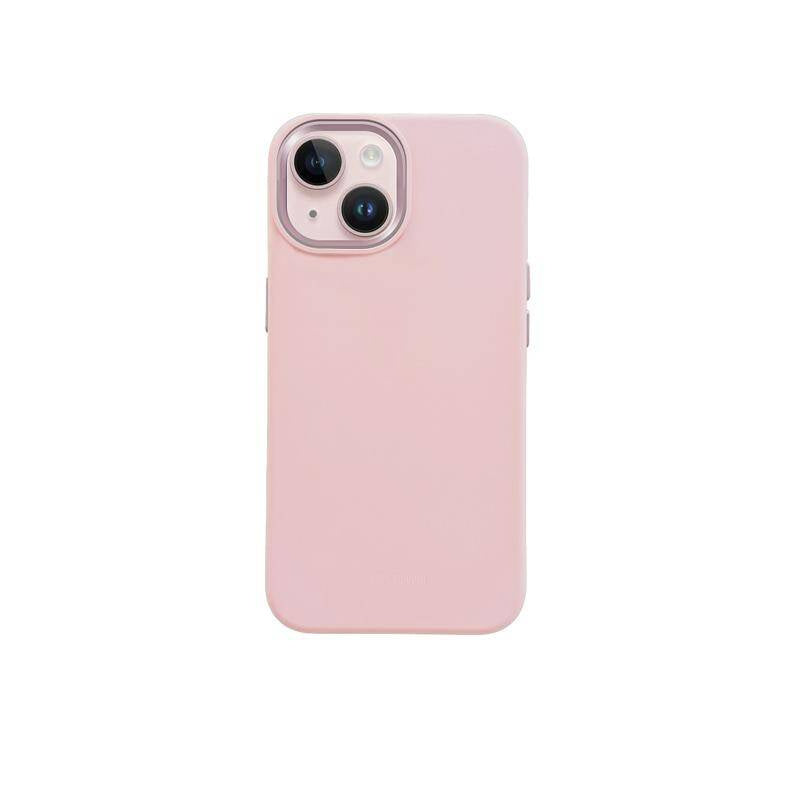 Crong iPhone 15 Color Cover Lux Magnetic - Θήκη Σιλικόνης με MagSafe - Pink