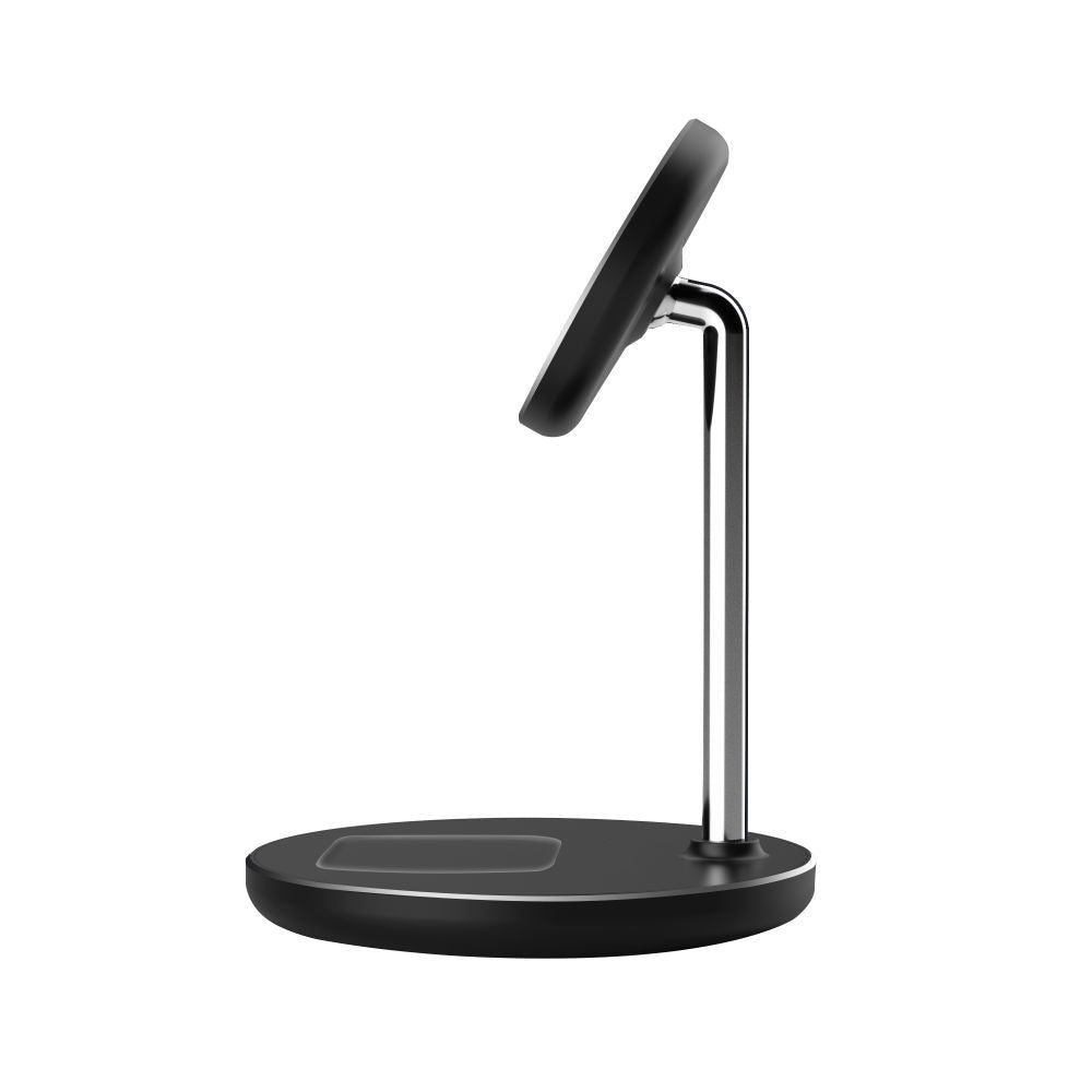 Tech-Protect QI15W-A39 2in1 Ασύρματος Φορτιστής MagSafe με Καλώδιο Type-C to Type-C - Black