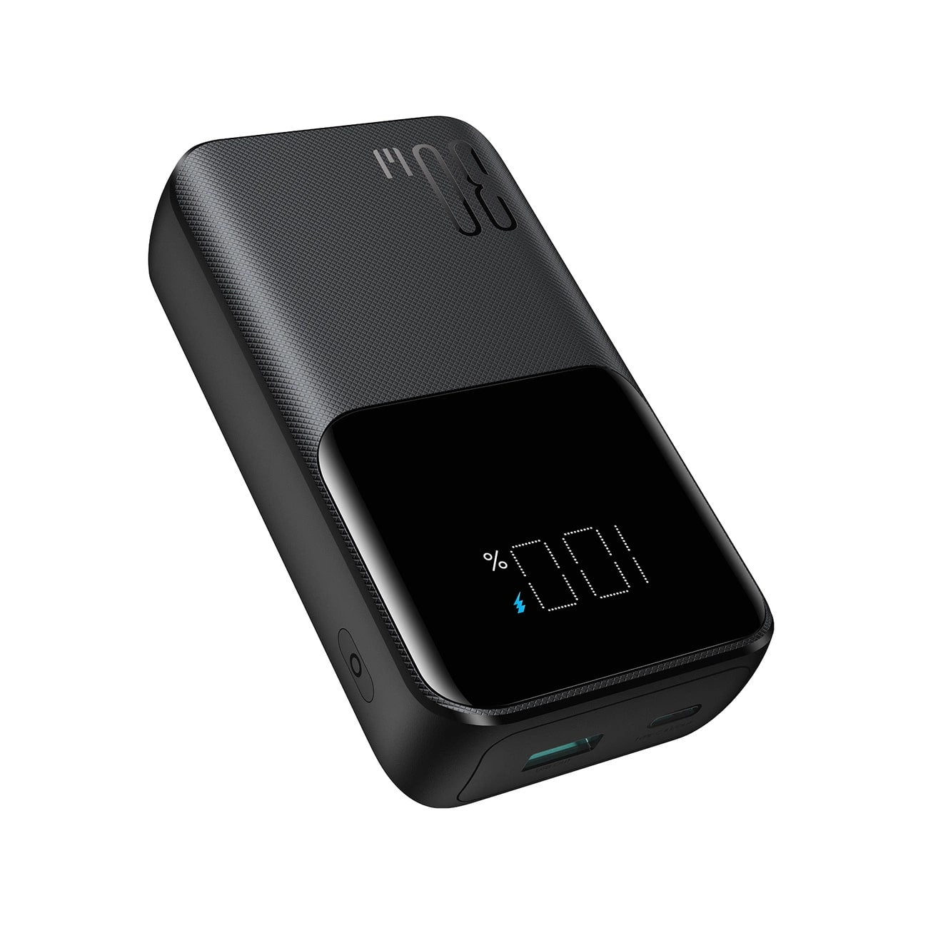 Joyroom JR-PBC06 Mini PowerBank 10000mAH 30W με Ενσωματωμένα Καλώδια Type-C / Lightning και 1 θύρα Type-C και 1 Θύρα USB - Black