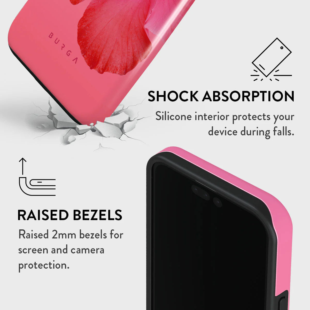 Burga iPhone 15 Pro Fashion Tough MagSafe Σκληρή Θήκη με MagSafe - Island Girl