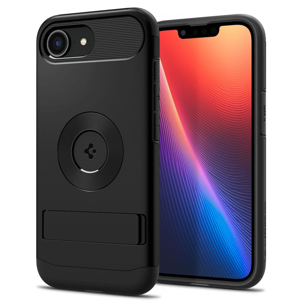 Spigen iPhone 16e Slim Armor Mag Σκληρή Θήκη με Stand και MagSafe - Black