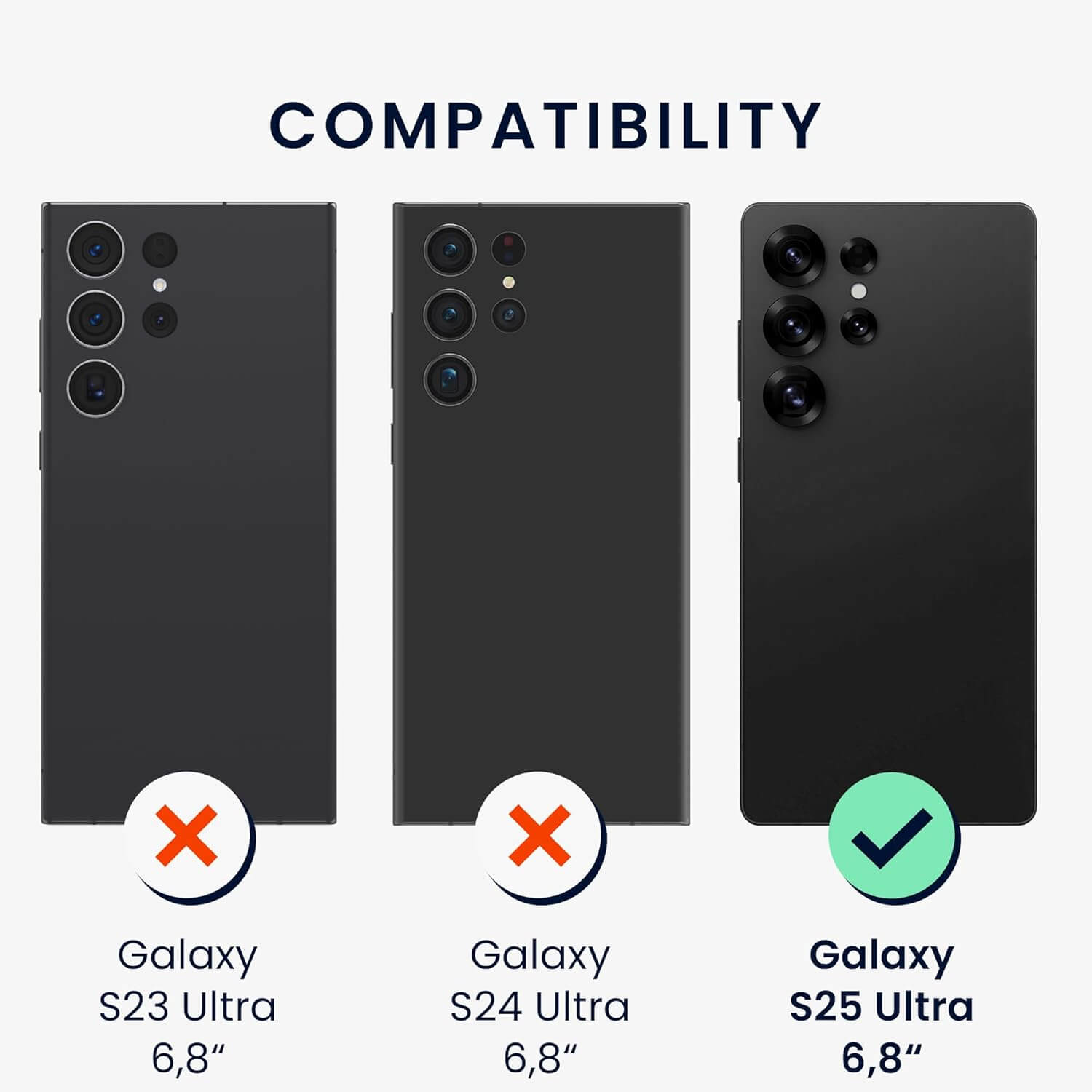 KW Samsung Galaxy S25 Ultra Θήκη από Φυσικό Ξύλο και Carbon - Dark Brown / Black