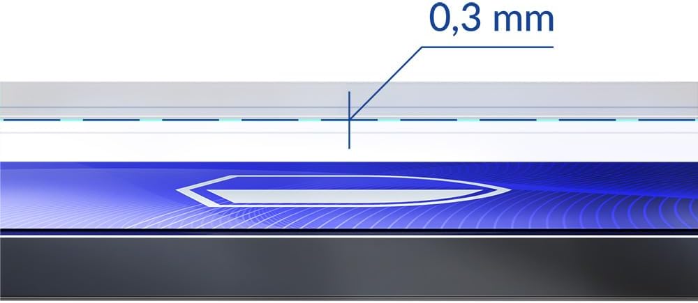 3MK iPhone 15 Pro Max 0.30mm 7H Anti Fingerprint Flexible Tempered Glass Ευλύγιστο Αντιχαρακτικό Γυαλί Οθόνης - Clear