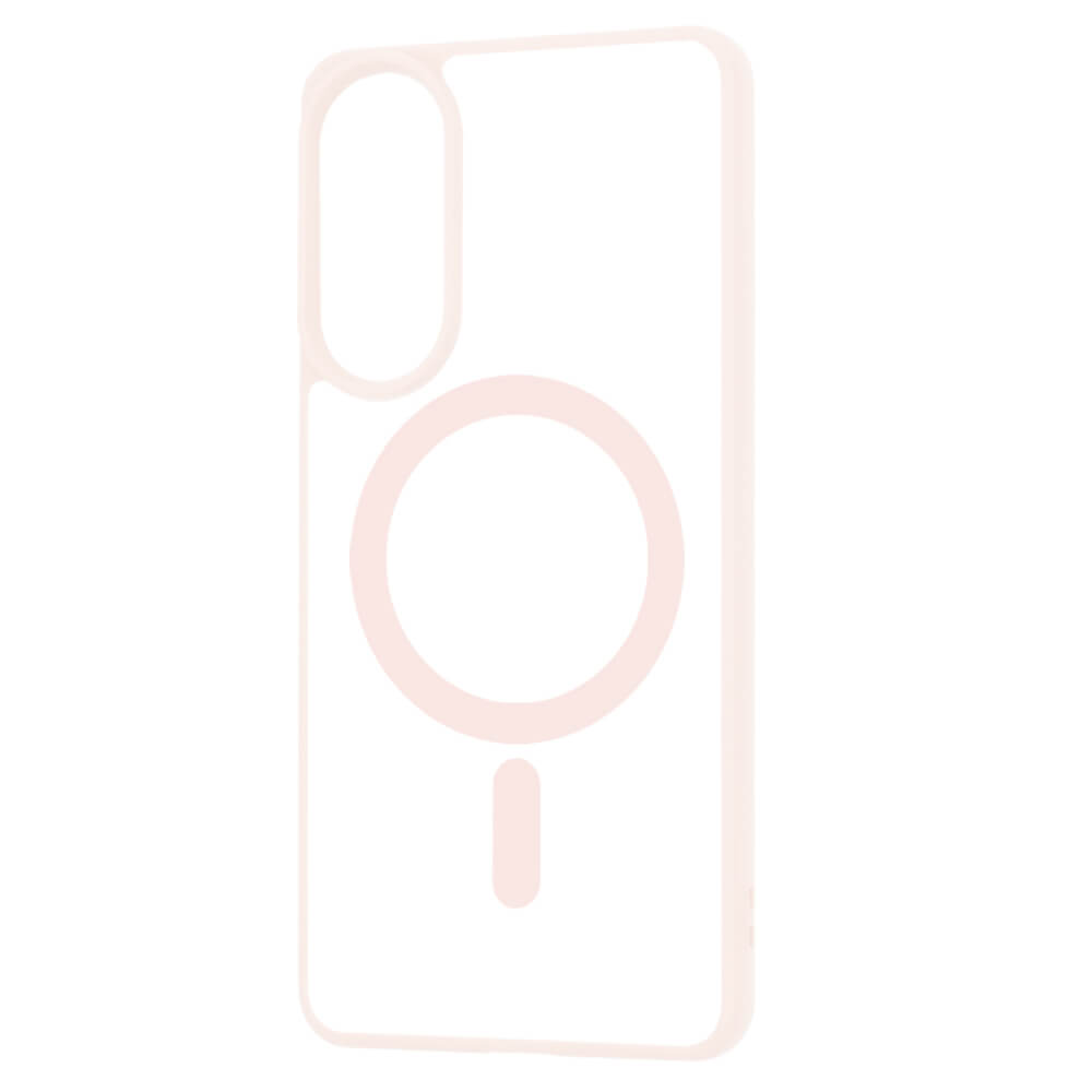 Techsuit Samsung Galaxy S25 Edge - MagSafe Pro - Σκληρή Θήκη με Πλαίσιο Σιλικόνης - Nude Pink