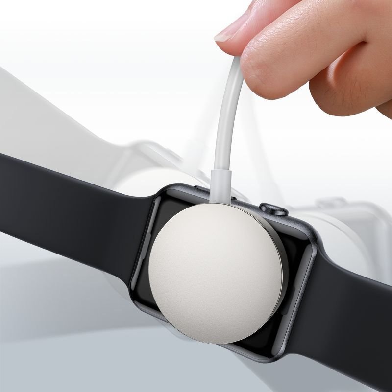 Joyroom Καλώδιο Type - C με Μαγνητική Βάση Φόρτισης για Apple Watch - 1.2m - White - S - IW004