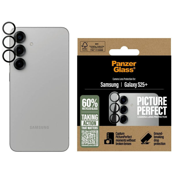 PanzerGlass Samsung Galaxy S25 Plus Picture Perfect Αντιχαρακτικό Γυαλί για την Κάμερα - Διάφανο