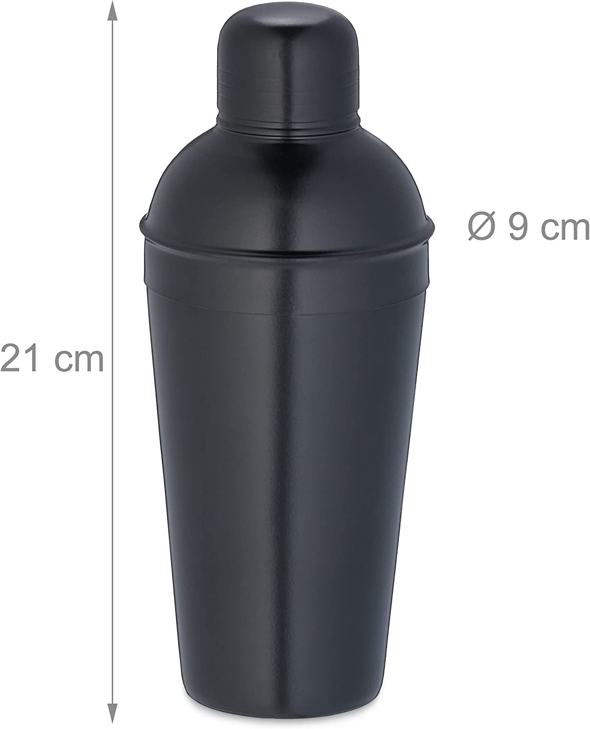 Relaxdays Σετ Κοκτέιλ 5 Τεμαχίων από Ανοξείδωτο Ατσάλι - Black - 4052025983277