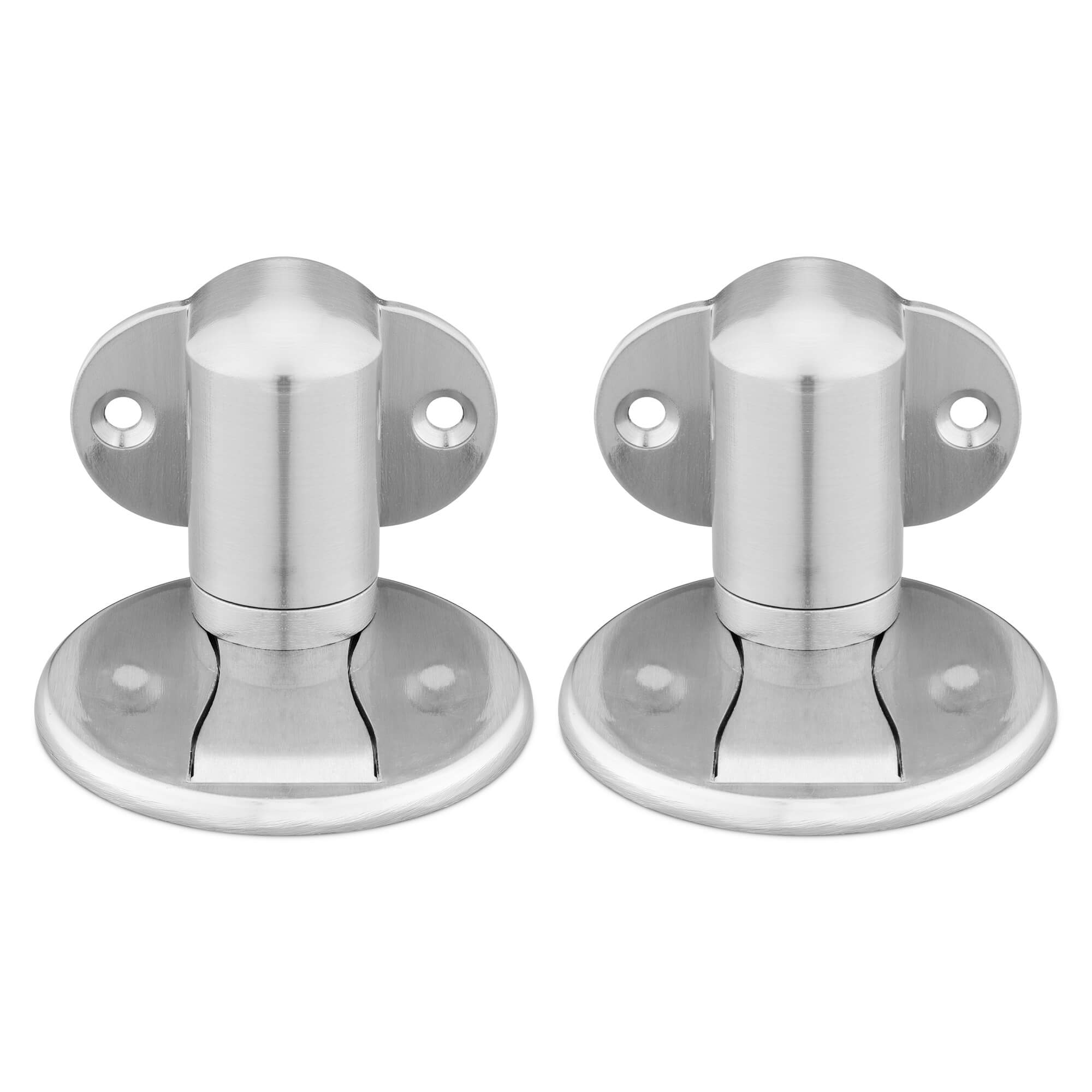 Navaris Σετ με 2 Μαγνητικά Στοπ Πόρτας - Silver - 56155.02