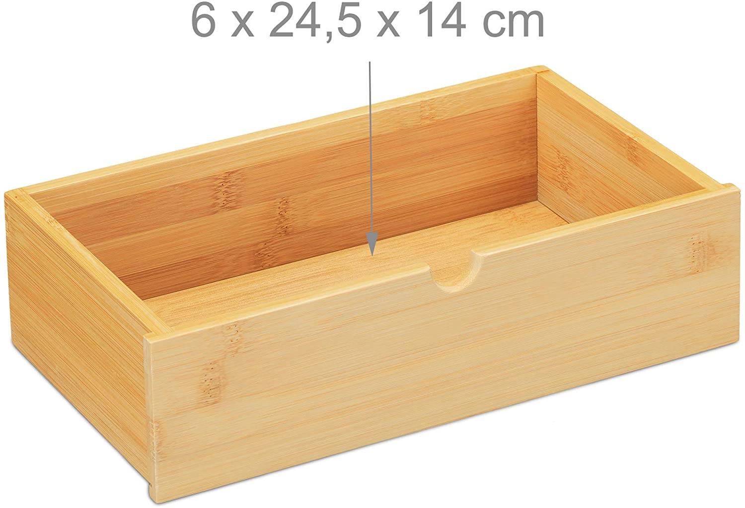 Relaxdays Ξύλινη Βάση Οργάνωσης Γραφείου από Bamboo - Natural - 4052025321543