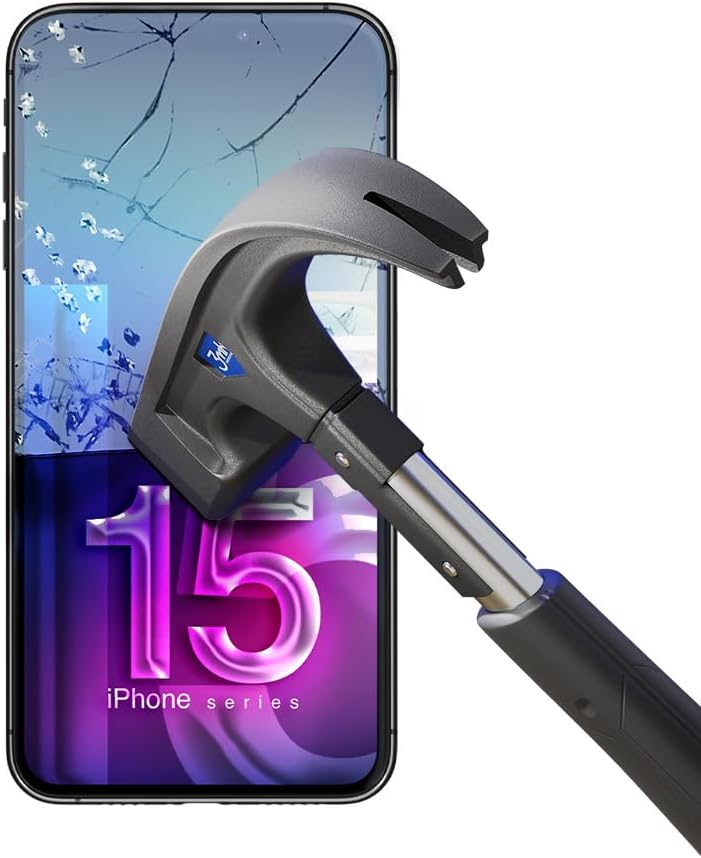 3MK iPhone 15 Pro 0.30mm 7H Anti Fingerprint Flexible Tempered Glass Ευλύγιστο Αντιχαρακτικό Γυαλί Οθόνης - Clear