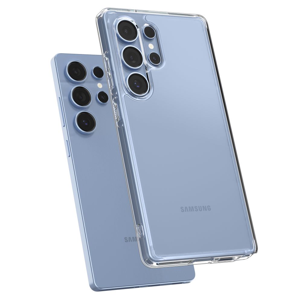 Spigen Samsung Galaxy S25 Ultra - Σκληρή Θήκη με Πλαίσιο Σιλικόνης Ultra Hybrid - Crystal Clear