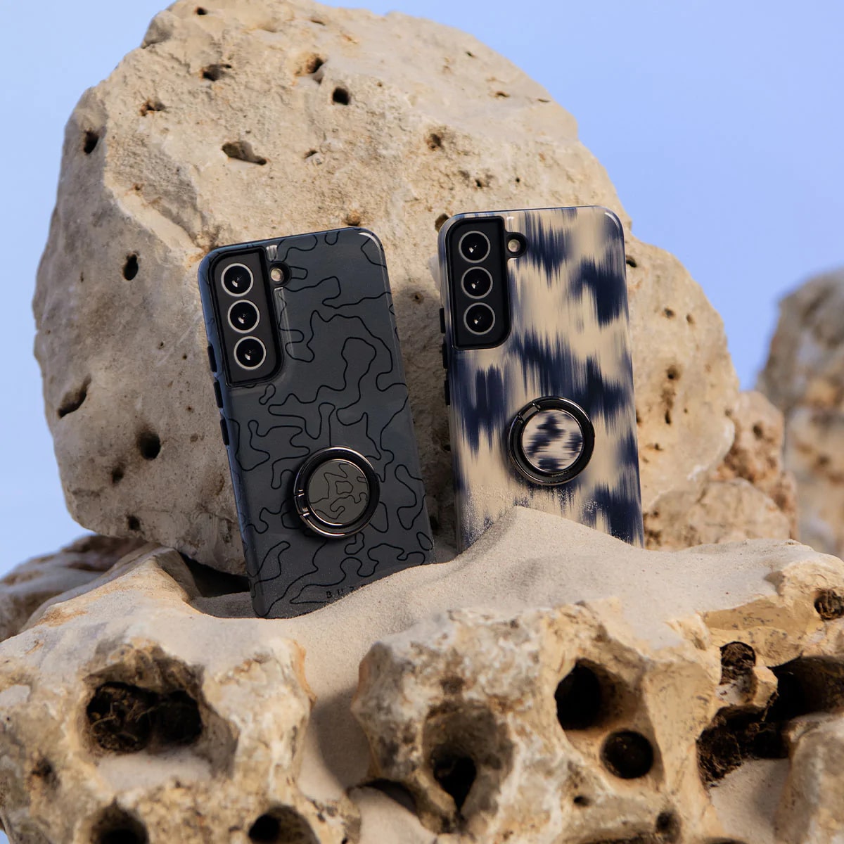 Burga iPhone 13 Pro Fashion Tough Σκληρή Θήκη - Black Rock