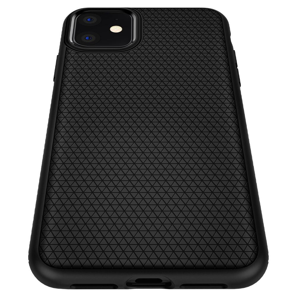 Spigen iPhone 11 Liquid Air Θήκη Σιλικόνης - Matte Black