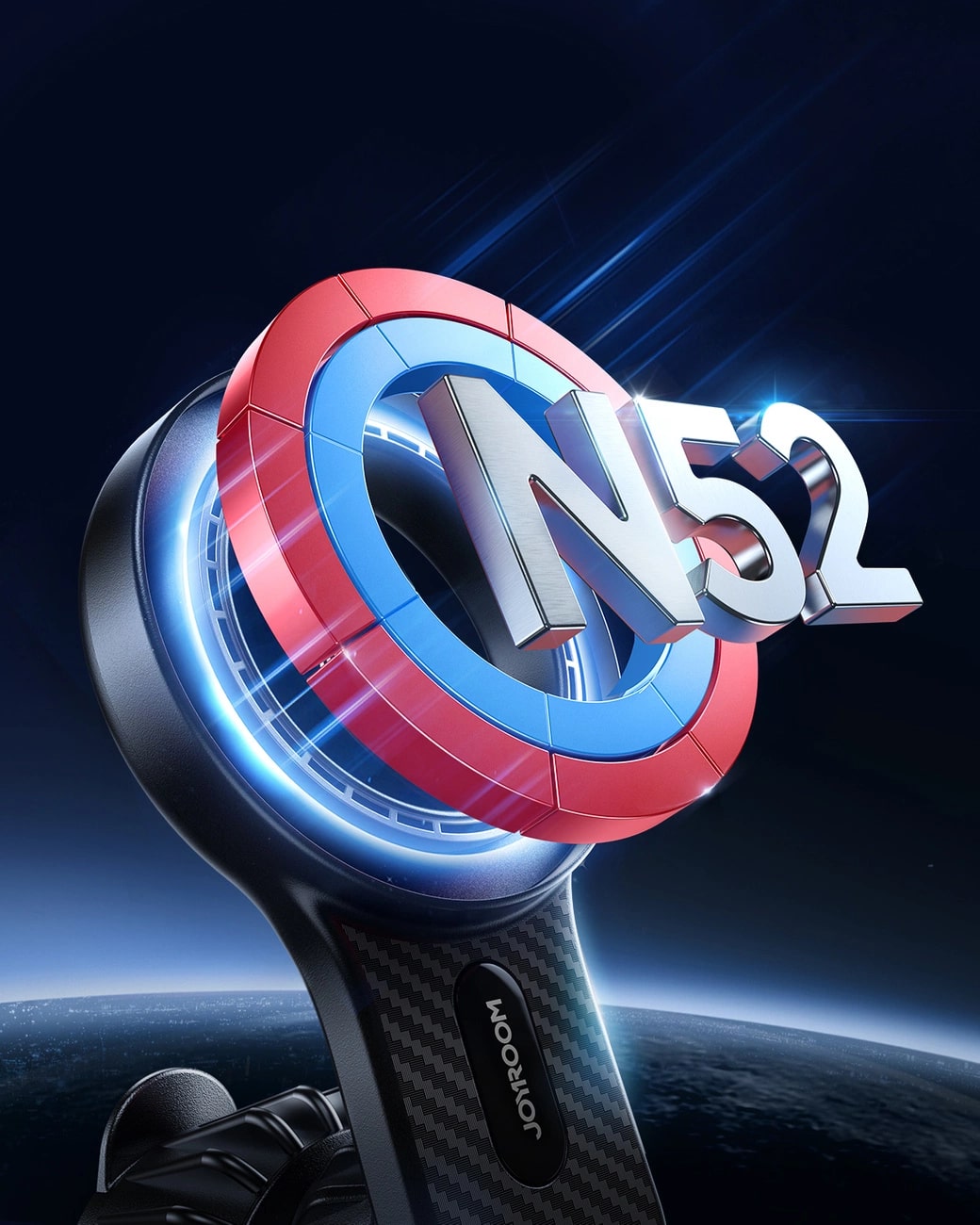 Joyroom Μαγνητική MagSafe Βάση Αυτοκινήτου Αεραγωγού - Black - JR-ZS355