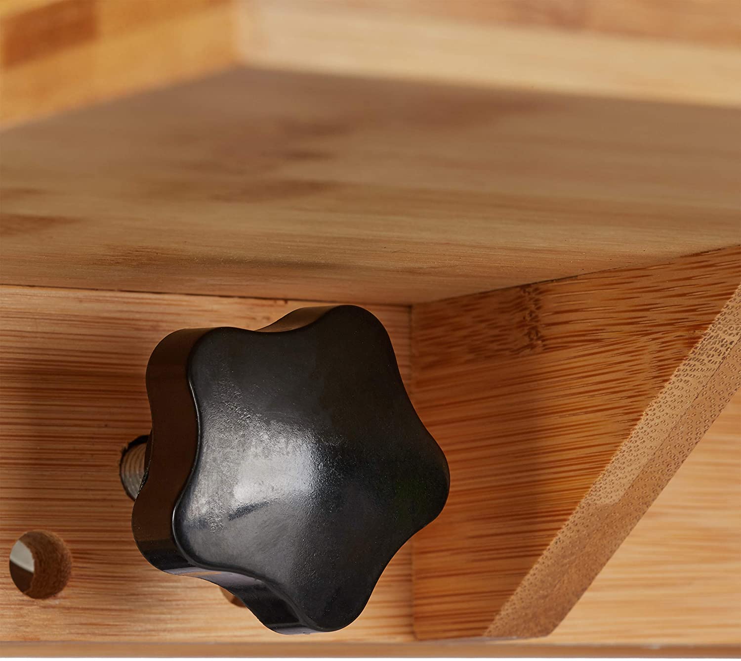 Relaxdays Κρεμαστό Κομοδίνο από Μπαμπού - Natural - 4052025227616