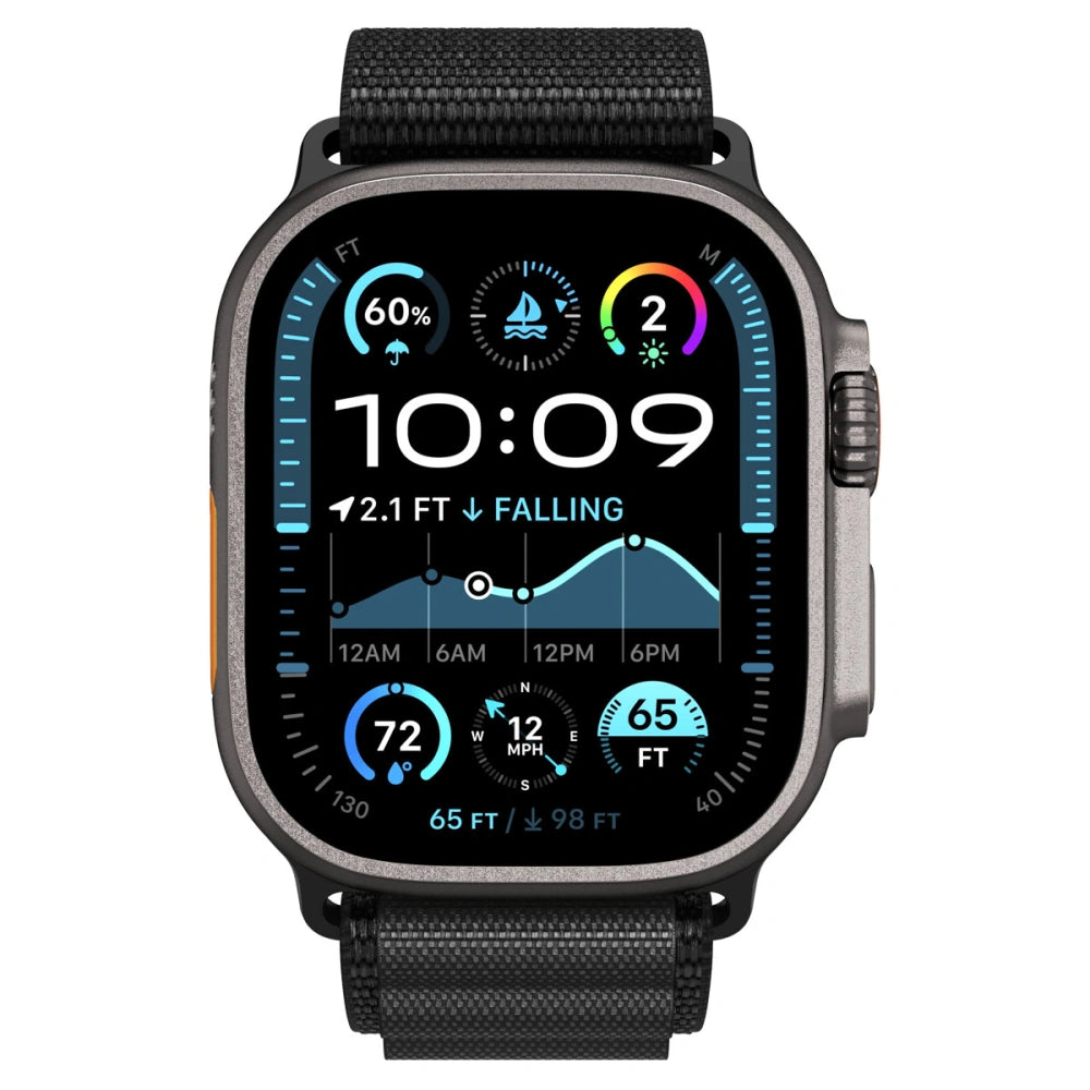 Spigen Λουράκι Apple Watch 8/9/10/11 - SE (1/2/3) - Ultra (1/2/3) – 44/45/46/49mm - WBF1 - Black