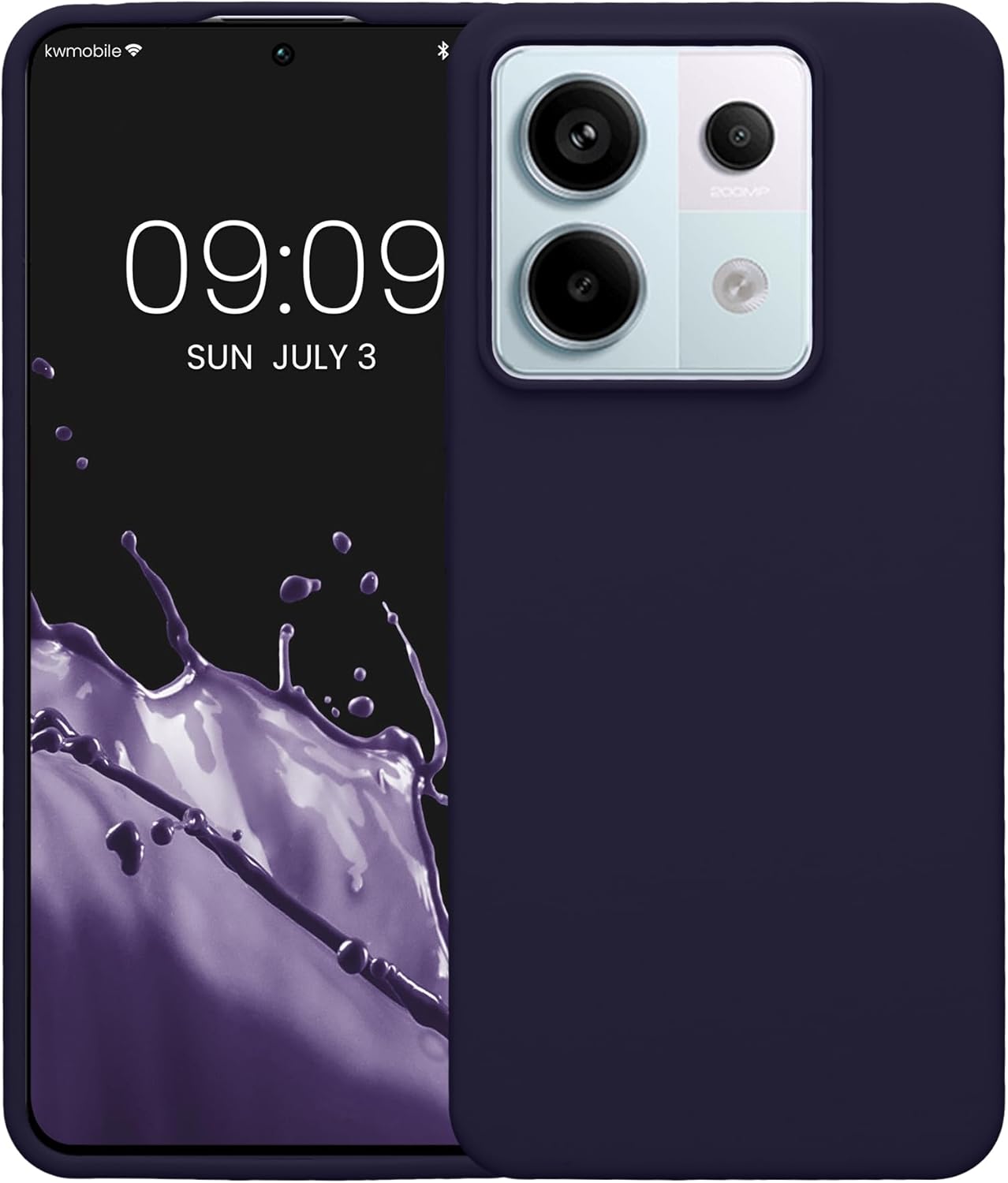 KW Xiaomi Redmi Note 13 Pro 5G / Poco X6 5G Θήκη Σιλικόνης Rubberized TPU - Deep Ocean
