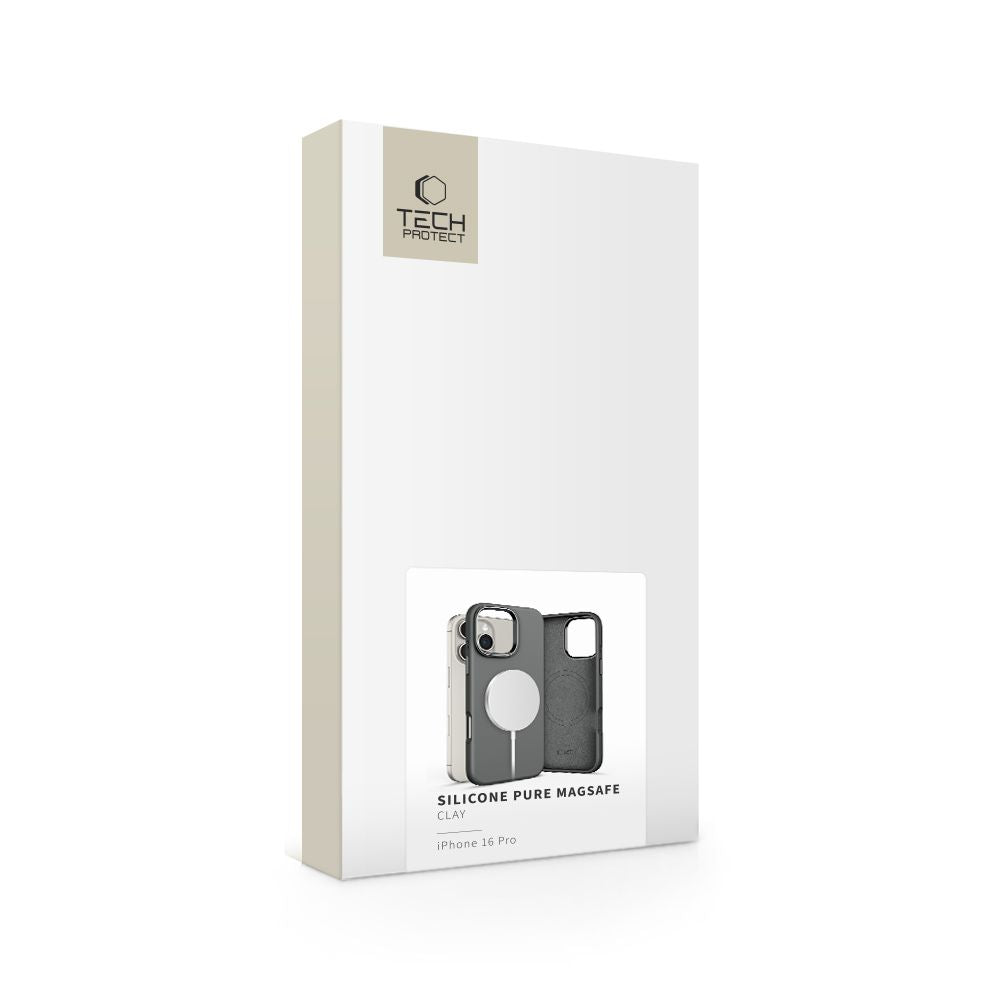 Tech-Protect iPhone 16 Pro Silicone Pure Θήκη Σιλικόνης TPU με MagSafe - Clay